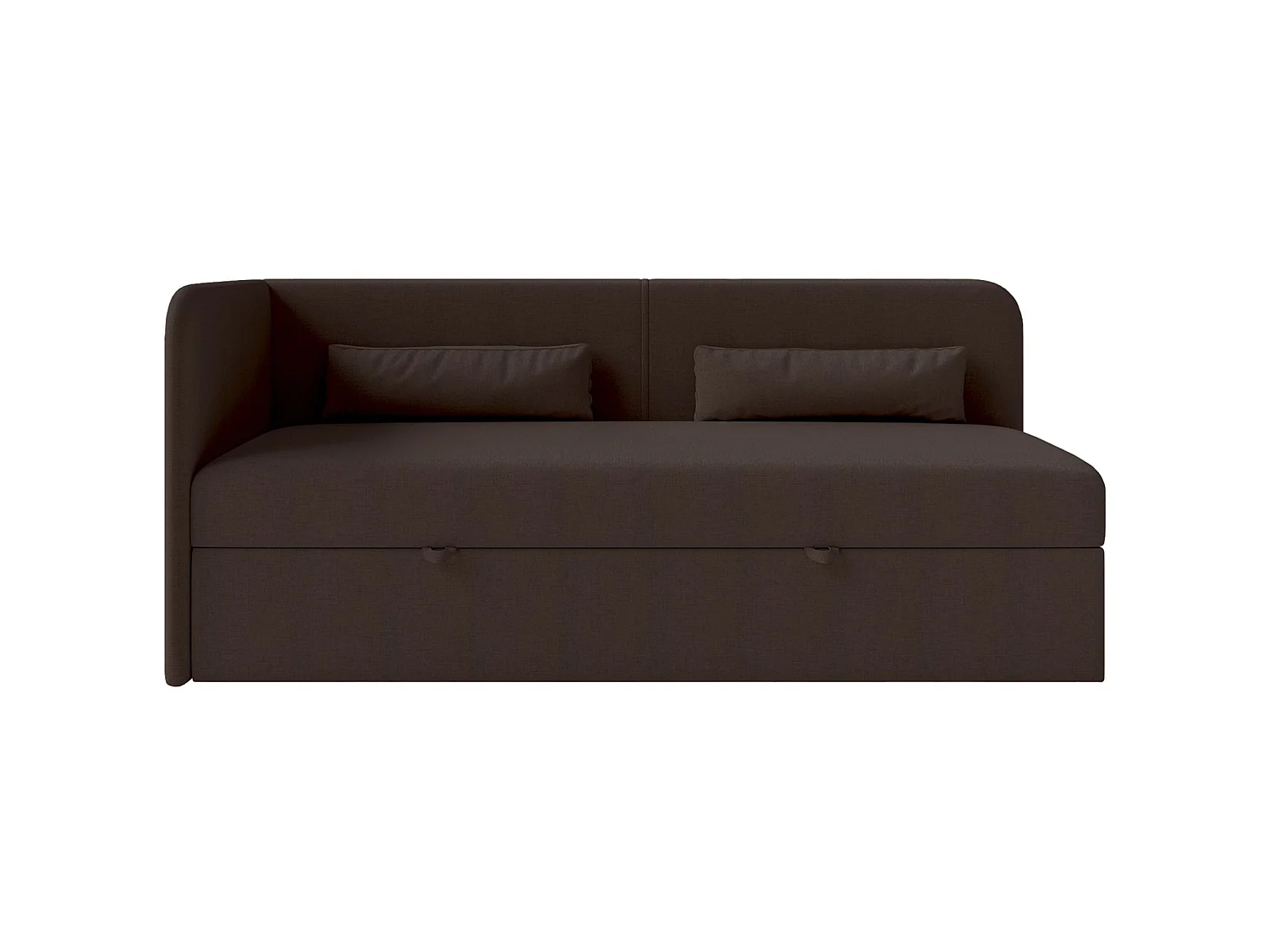 Lit ado avec rangement - olive - brun foncé - CALMMO