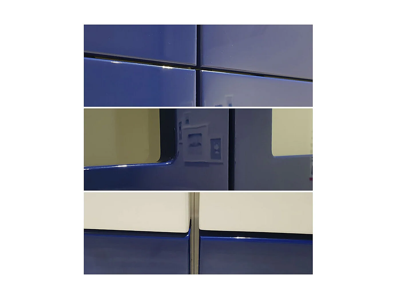 ECKHÄNGESCHRANK Brerra RAL 6025 farngrün Matt / Schwarz Matt 60 / 60 / 96cm