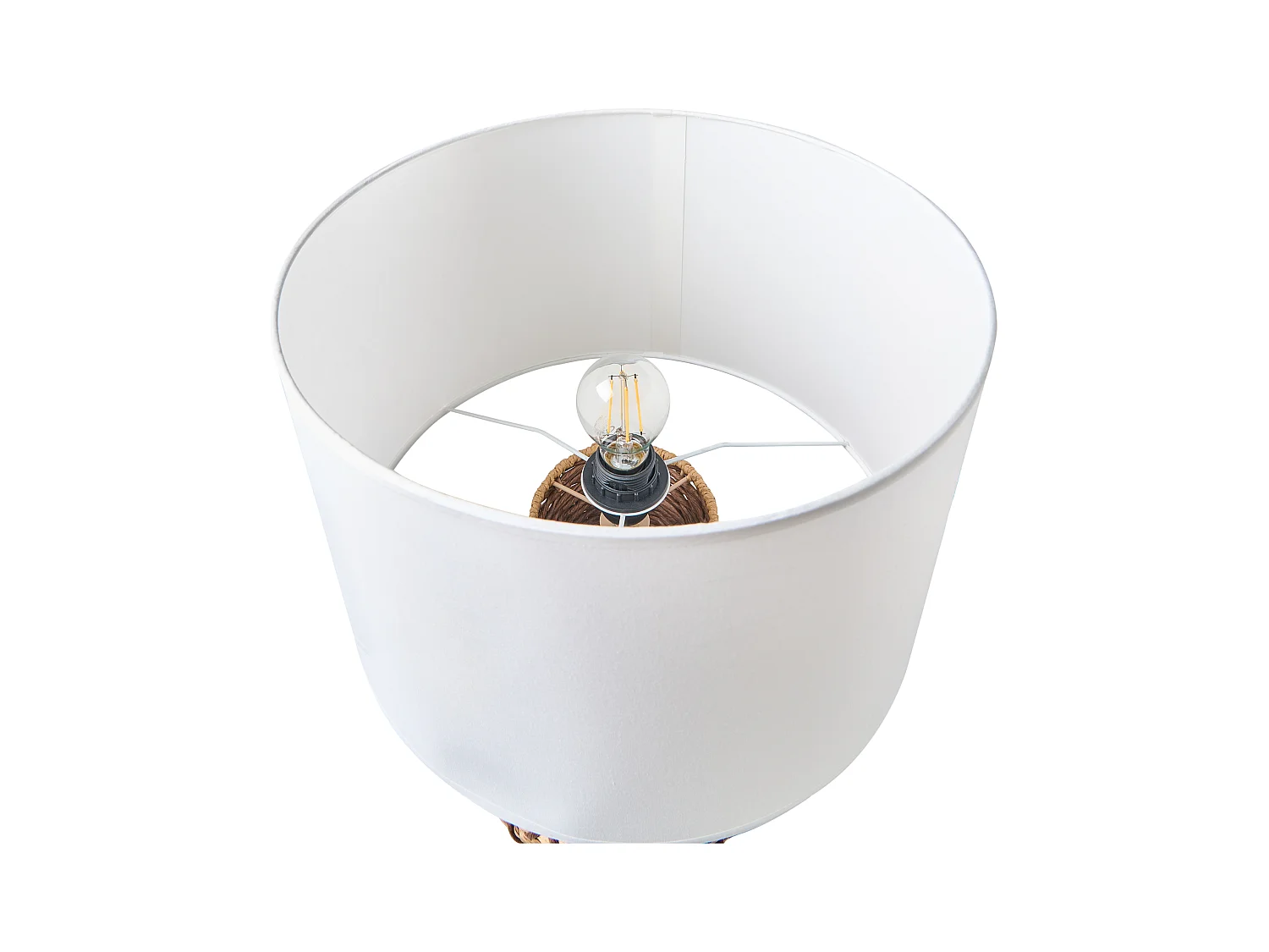 Lampe à poser RENARD Corde en papier Naturel