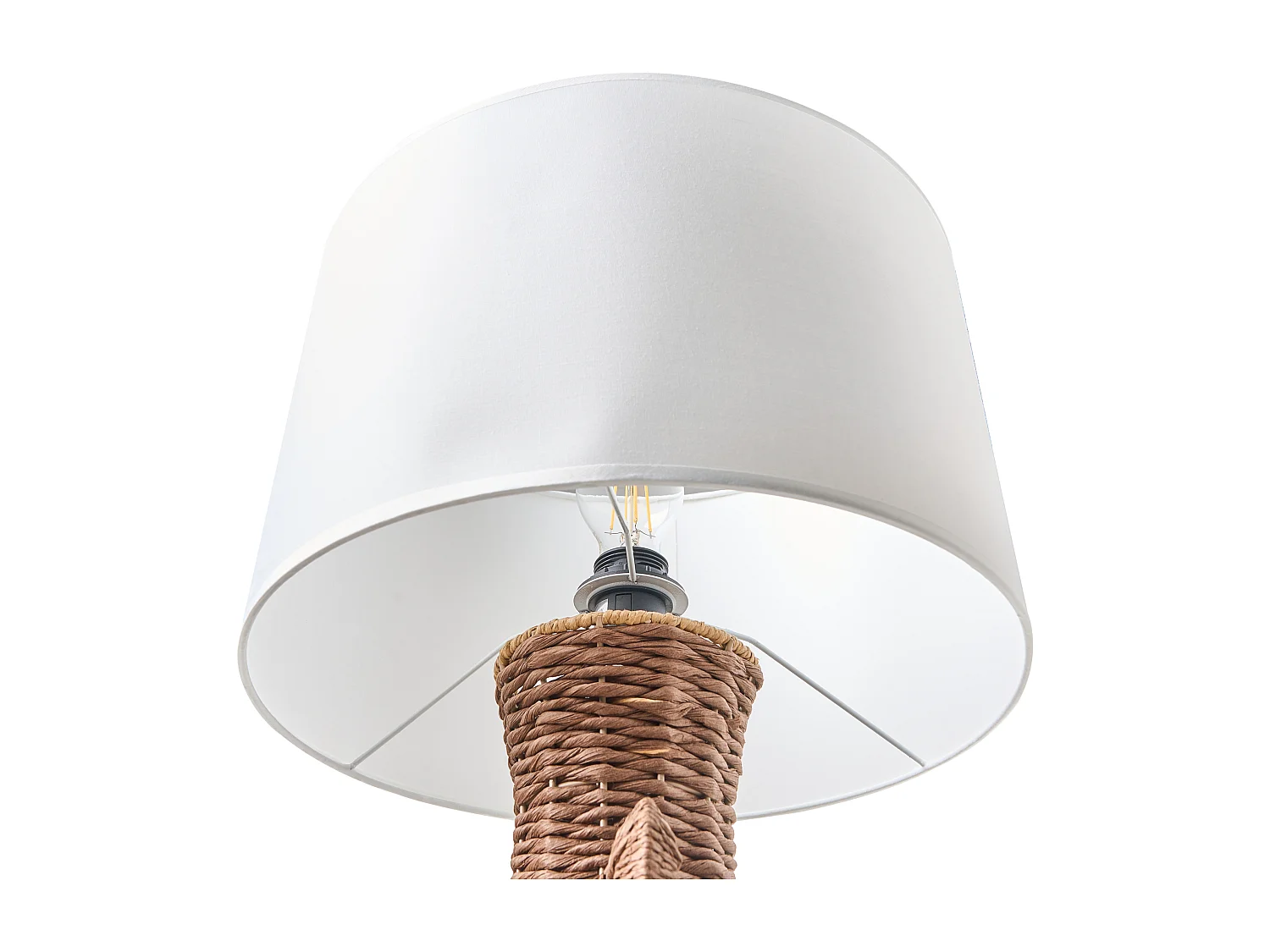 Lampe à poser RENARD Corde en papier Naturel