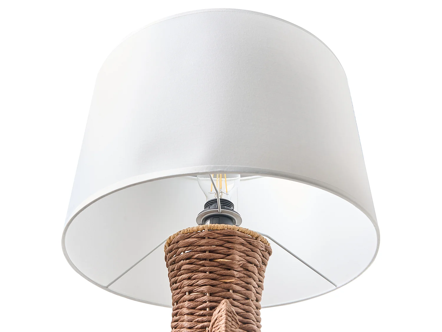 Table Lamp RENARD Paper Rope Natural