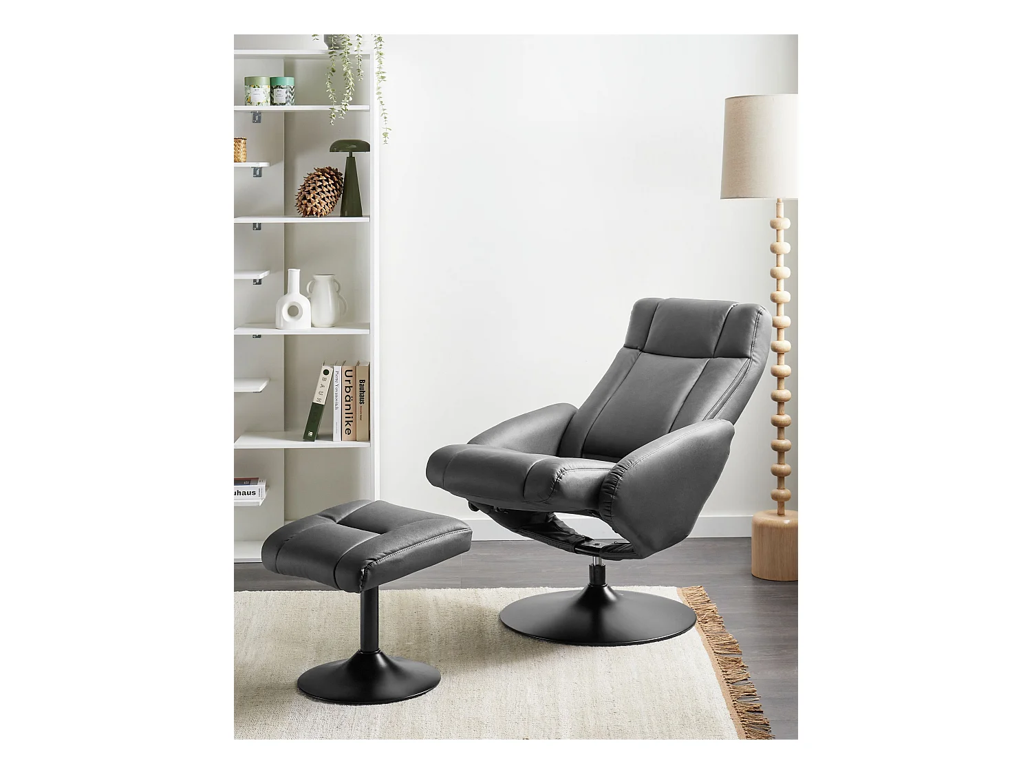Fauteuil inclinable APATE Cuir PU Noir