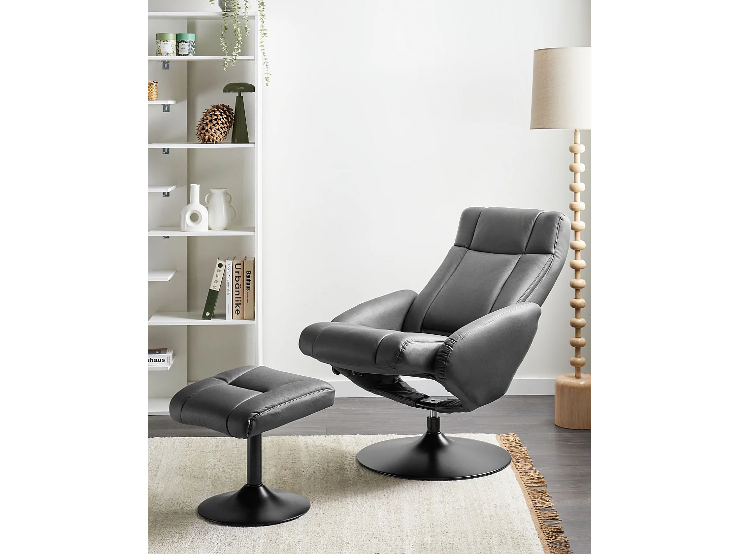 Fauteuil inclinable APATE Tissu Noir