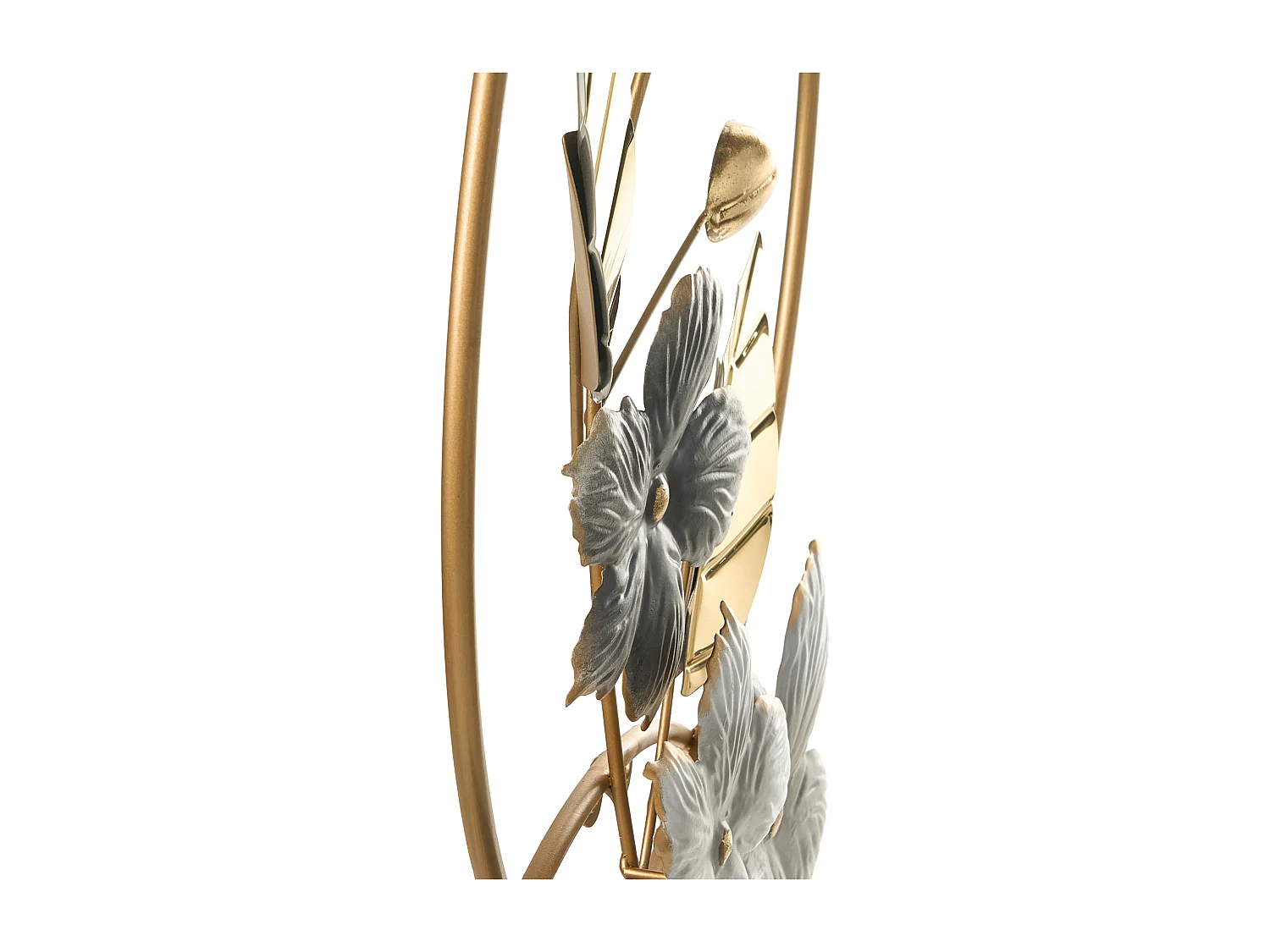 Décoration murale Feuille DYSPROSIUM Métal 61 cm Doré