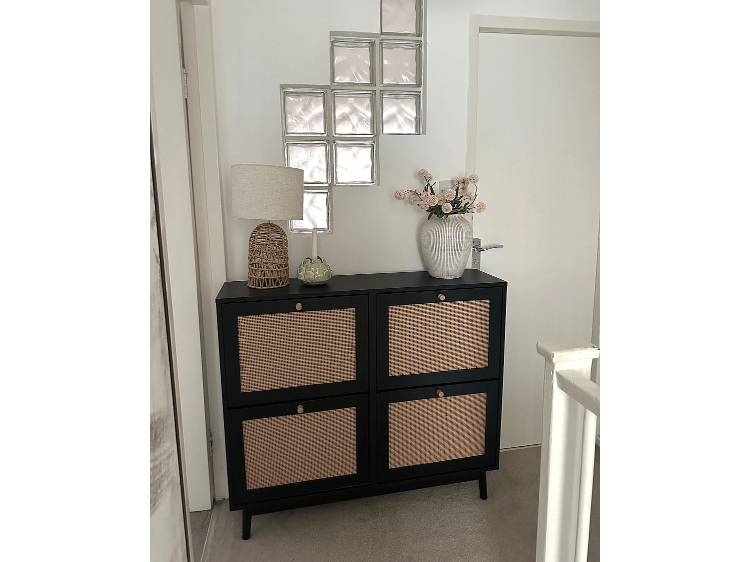 Shoe Storage Cabinet ARMIDALE Black
