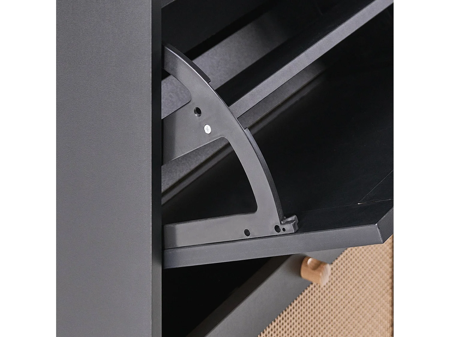 Meuble à chaussures ARMIDALE Noir