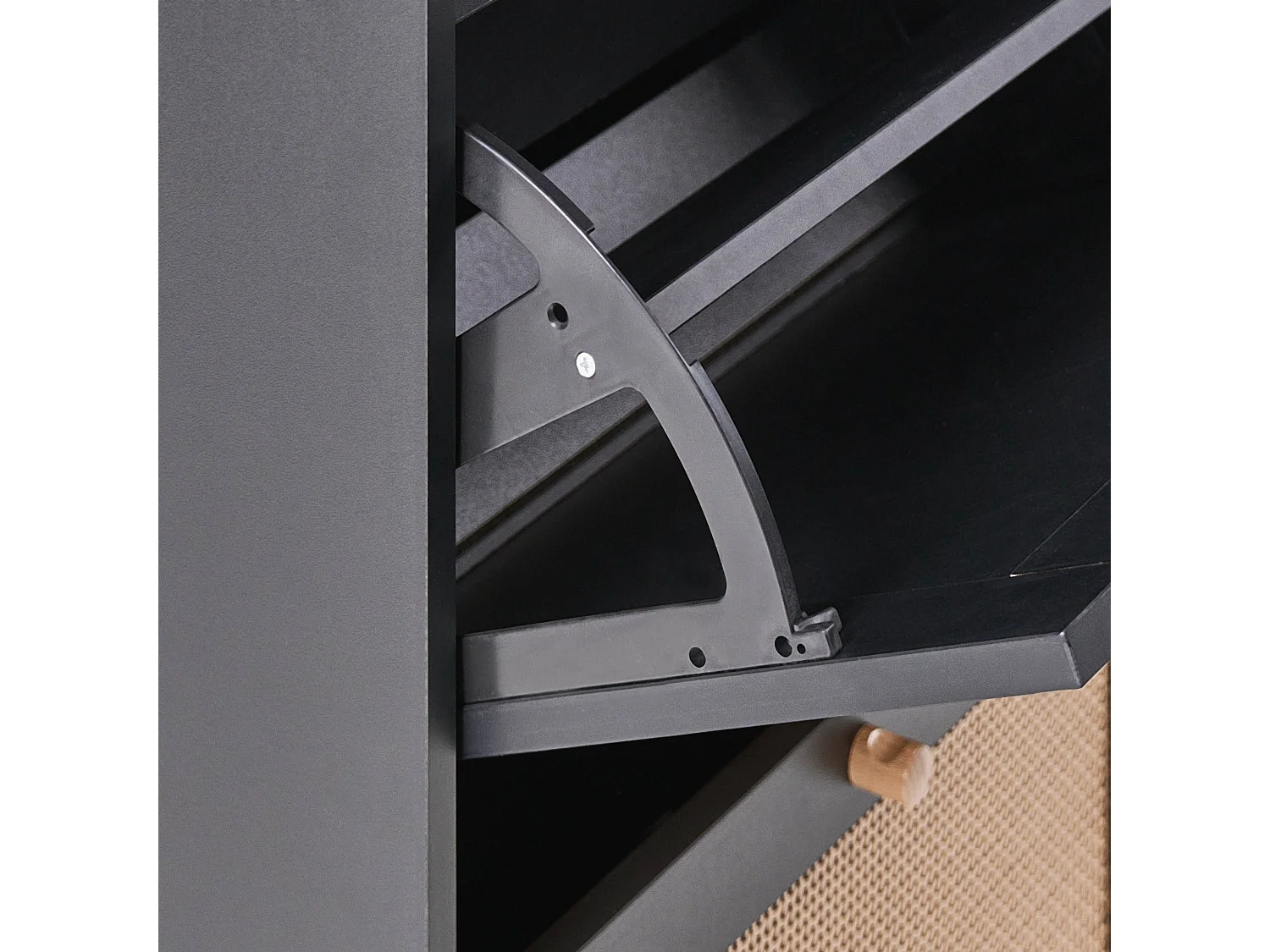 Shoe Storage Cabinet ARMIDALE Black
