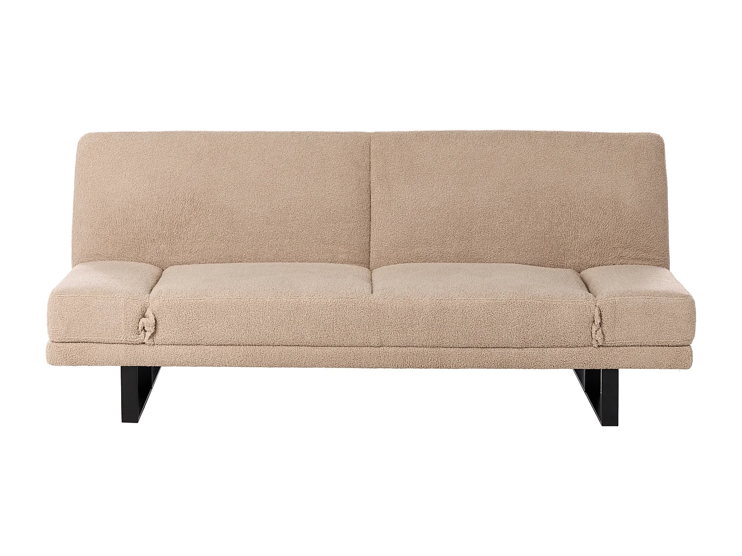 Canapé-lit 2 places YORK Bouclé Beige sable