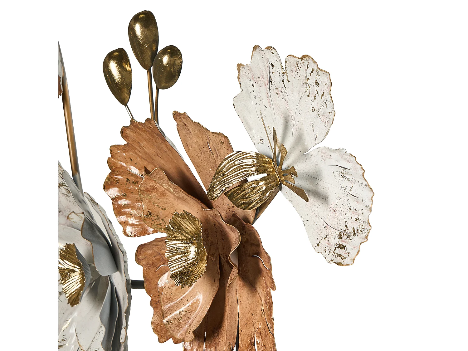 Décoration murale Fleur CAESIUM Métal 95 cm Multicolore