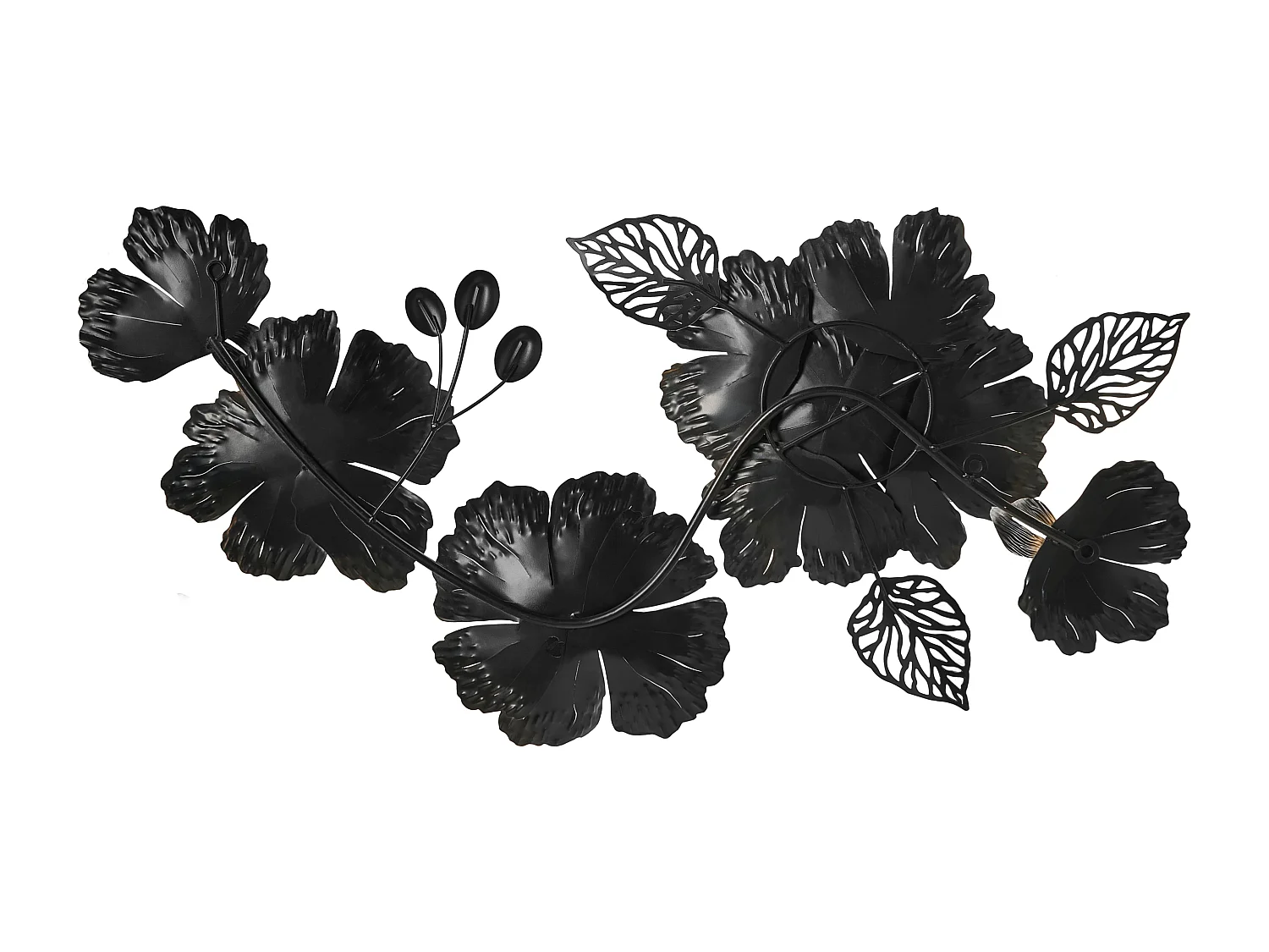 Décoration murale Fleur CAESIUM Métal 95 cm Multicolore