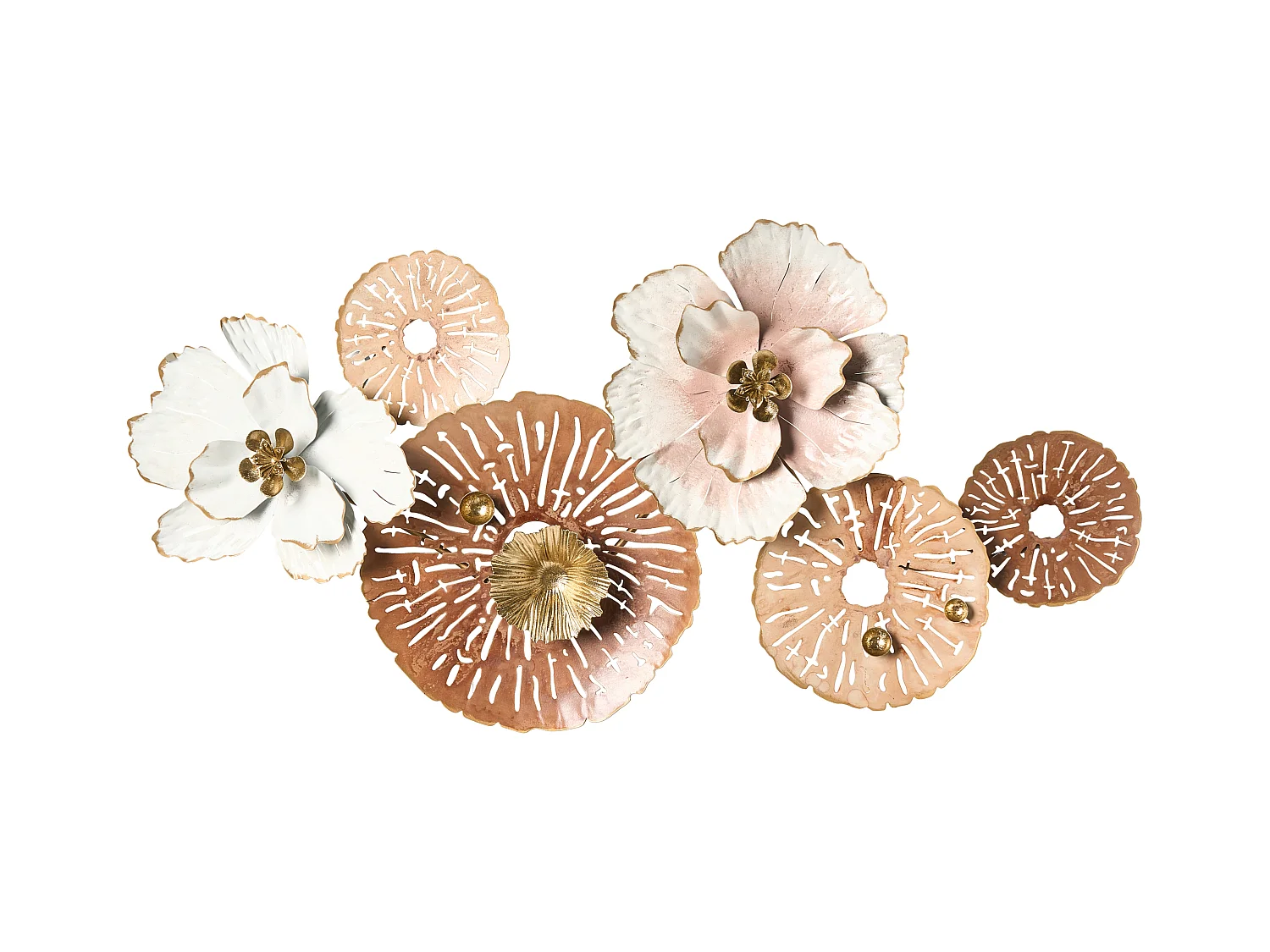 Décoration murale Fleur GADOLINIUM Métal 45 cm Multicolore