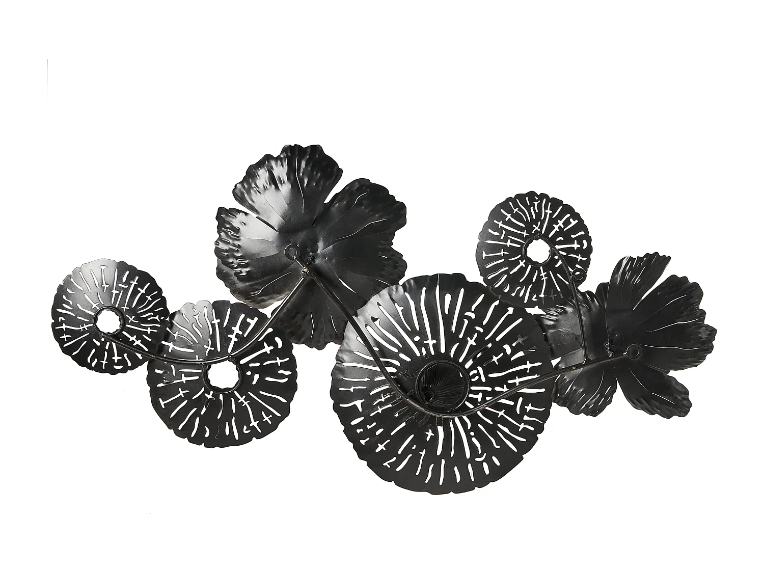 Décoration murale Fleur GADOLINIUM Métal 45 cm Multicolore