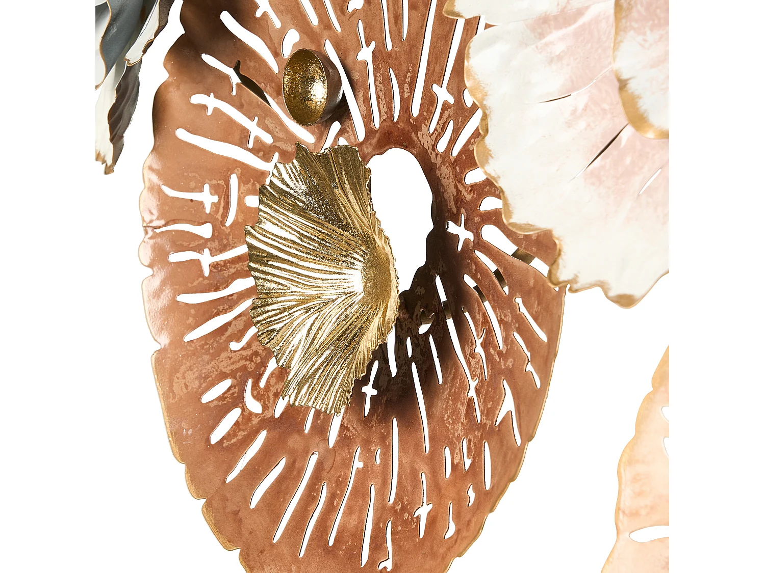 Décoration murale Fleur GADOLINIUM Métal 45 cm Multicolore