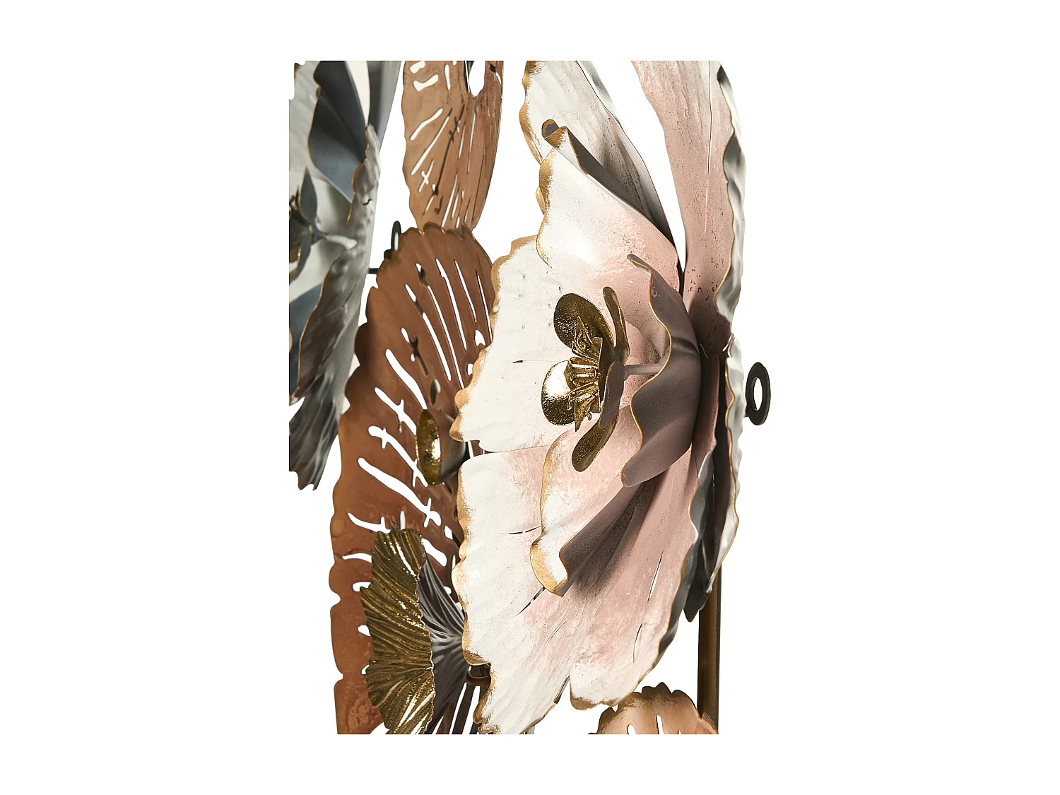 Décoration murale Fleur GADOLINIUM Métal 45 cm Multicolore