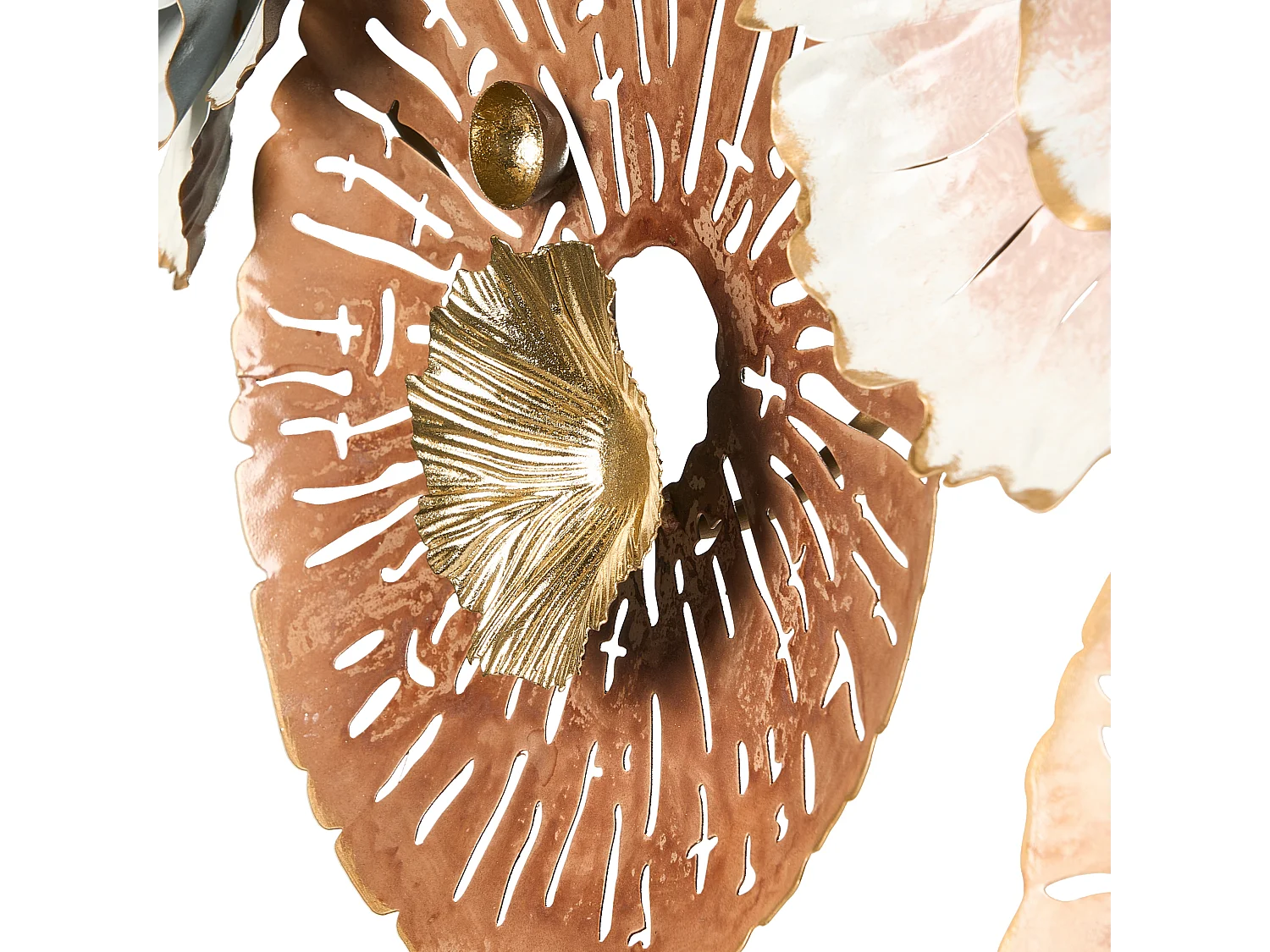 Décoration murale Fleur GADOLINIUM Métal 45 cm Multicolore