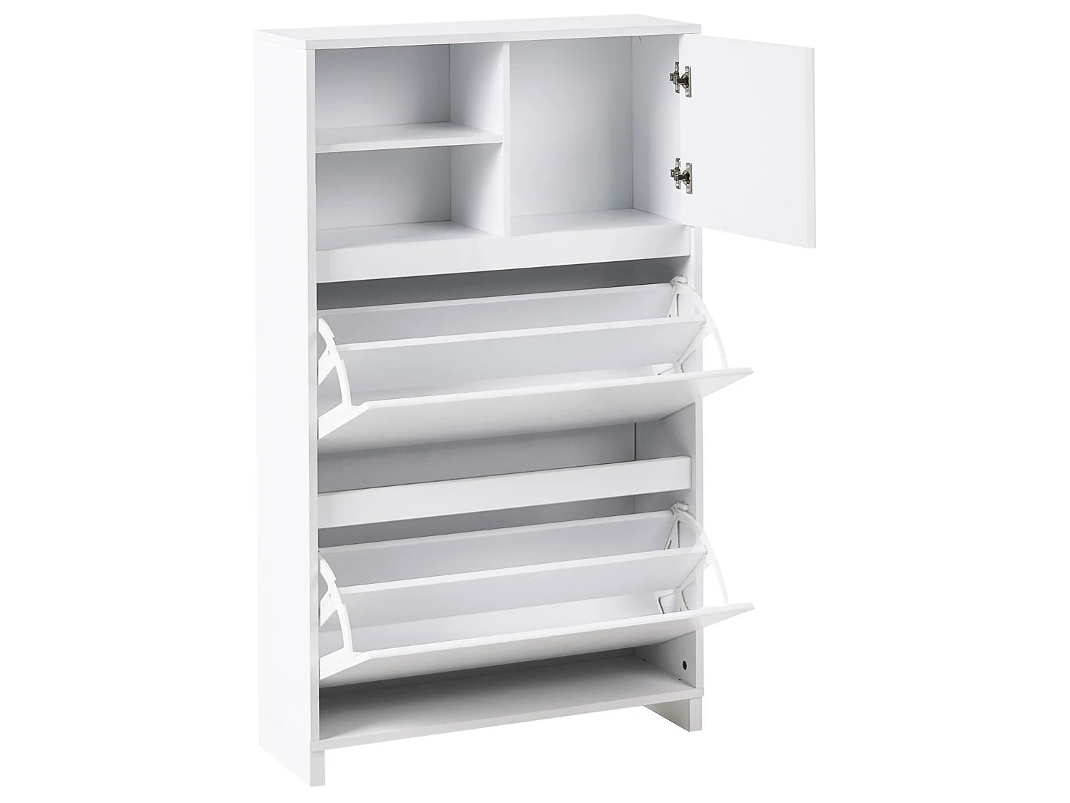 Shoe Storage Cabinet COBAR White