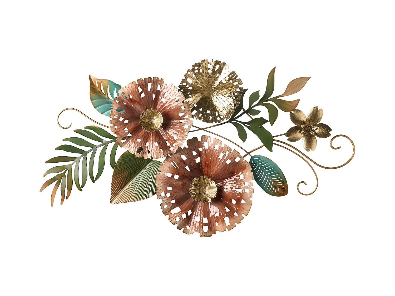 Décoration murale Fleur TECHNETIUM 50 cm Multicolore