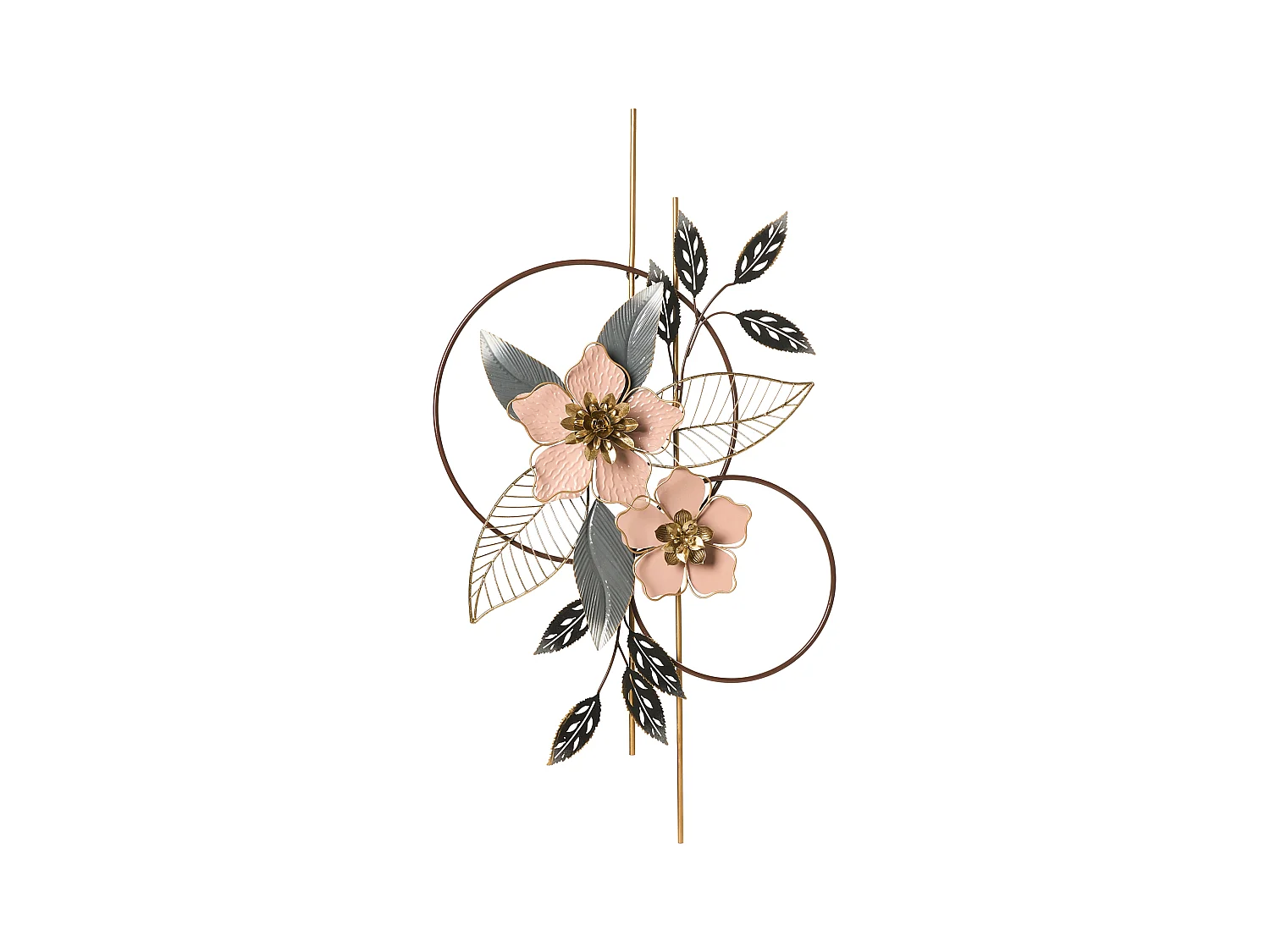 Décoration murale Fleur BERKELIUM Métal 93 cm Multicolore