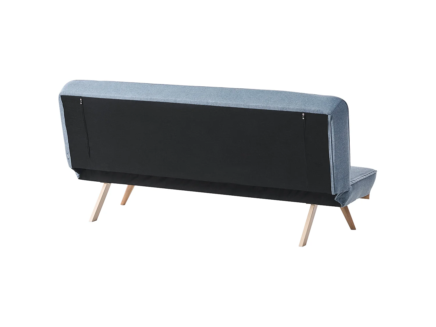 Sofa Bed 2 Seater KALFAFEL Fabric Blue