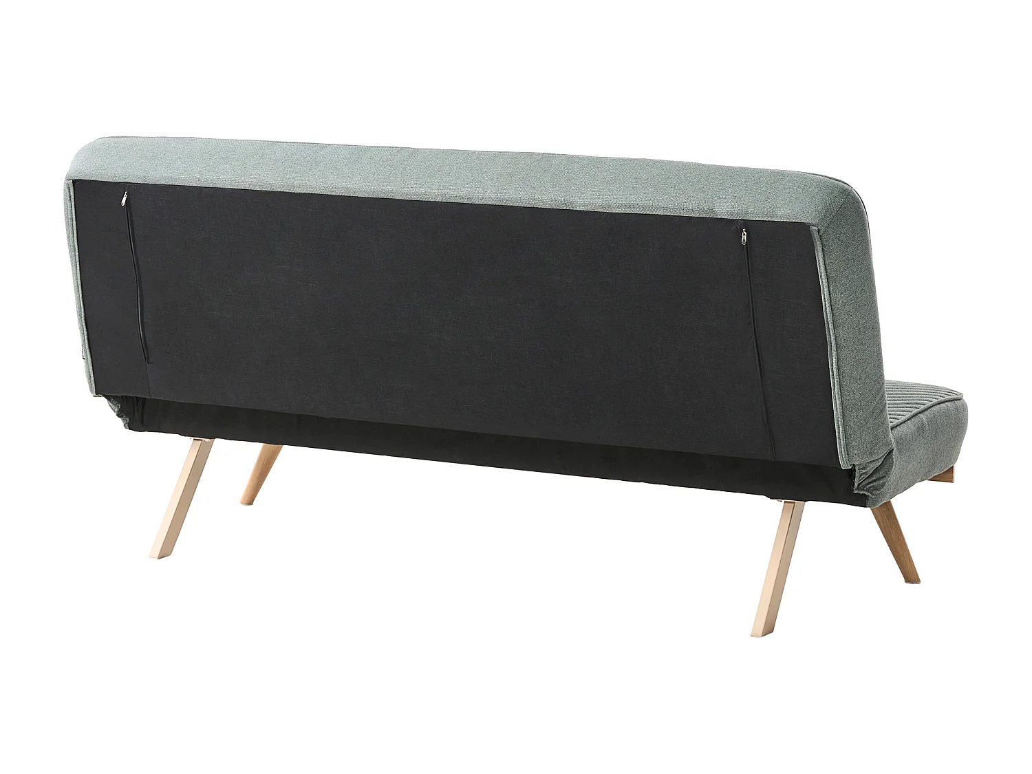 Canapé-lit 2 places KALFAFEL Tissu Vert