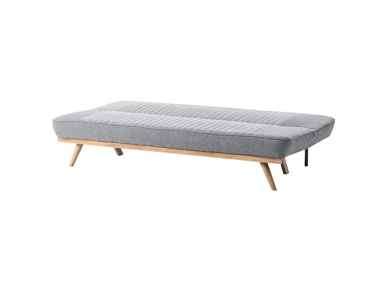 Sofa Bed 2 Seater KALFAFEL Fabric Grey