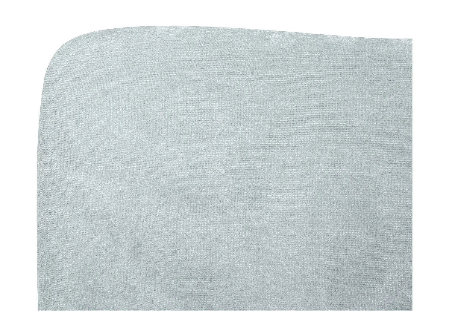Lit ottoman Tissu BLAGNAC 140 x 200 cm Bleu clair