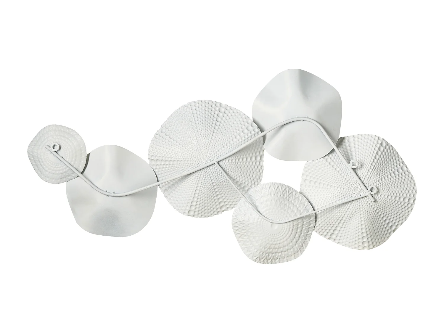 Décoration murale NEODYNIUM Métal 47 cm Blanc