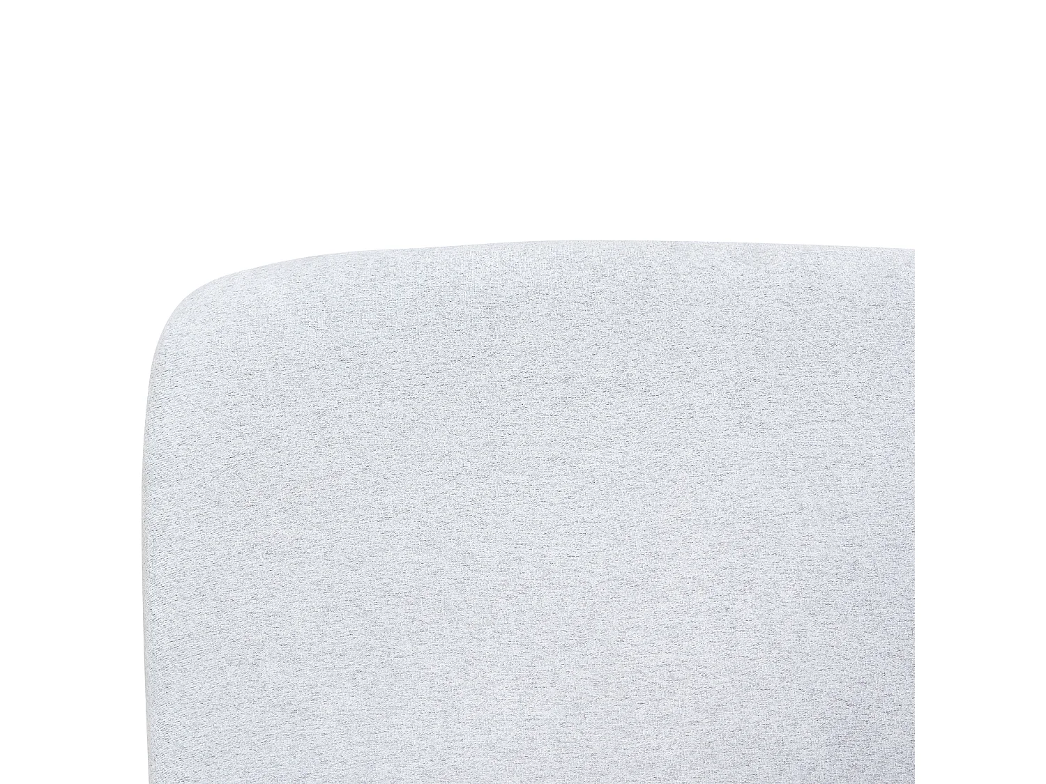 Lit ottoman BLAGNAC Tissu Gris clair 140 x 200 cm