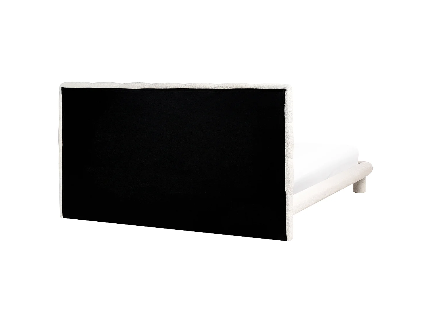 Bed Boucle CRESSAT 180 x 200 cm (EU Super King) Off-White