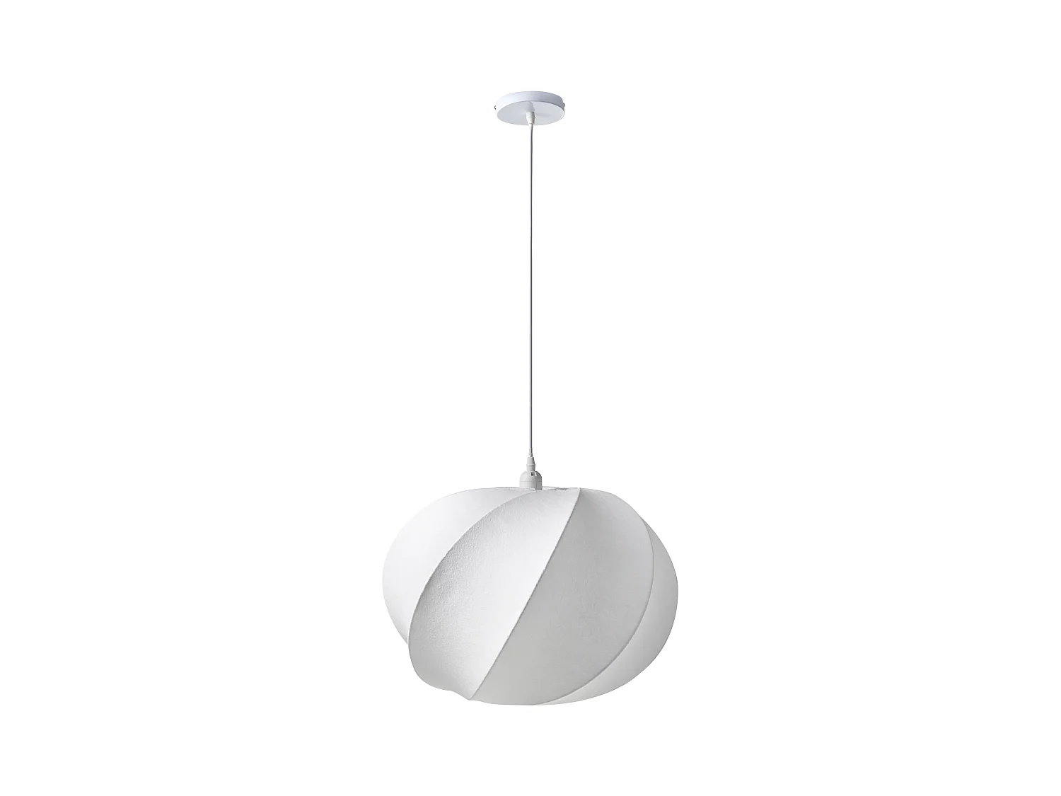 Lampe suspension MAQUINE Viscose Blanc