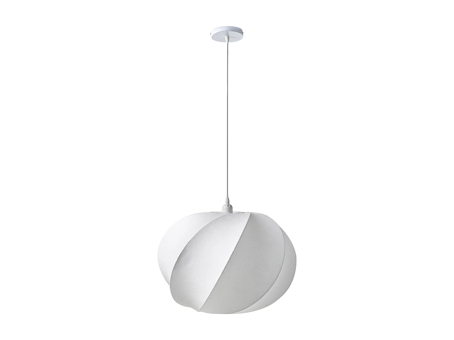 Lampe suspension MAQUINE Viscose Blanc