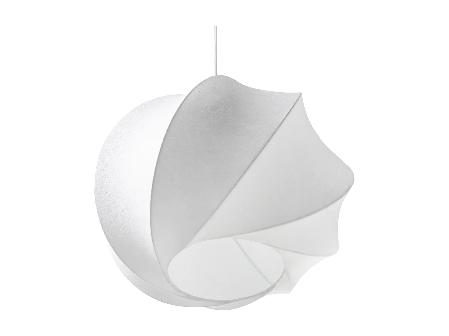 Lampe suspension MAQUINE Viscose Blanc