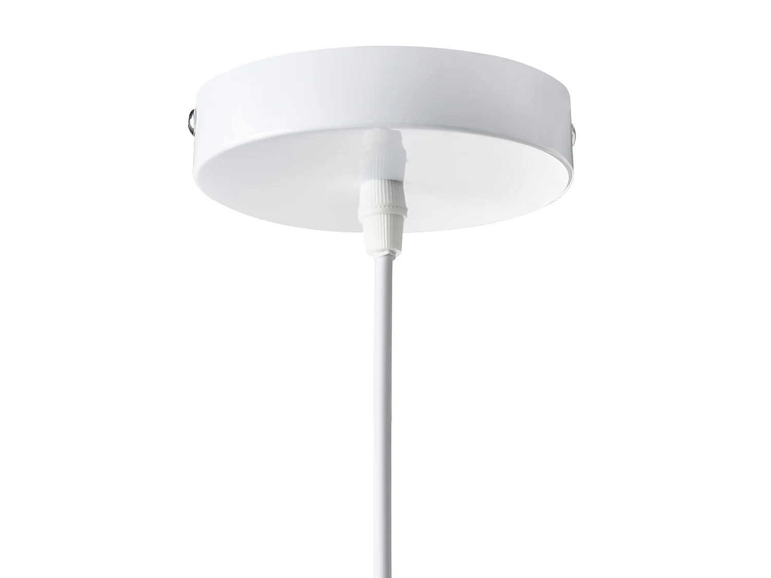 Pendant Lamp MAQUINE Faux Silk White