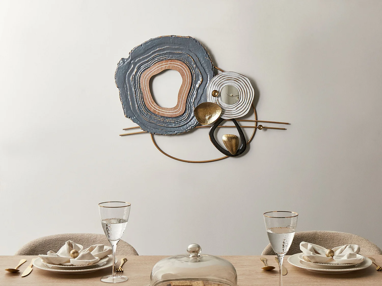 Décoration murale NEPTUNIUM Métal 62 cm Multicolore