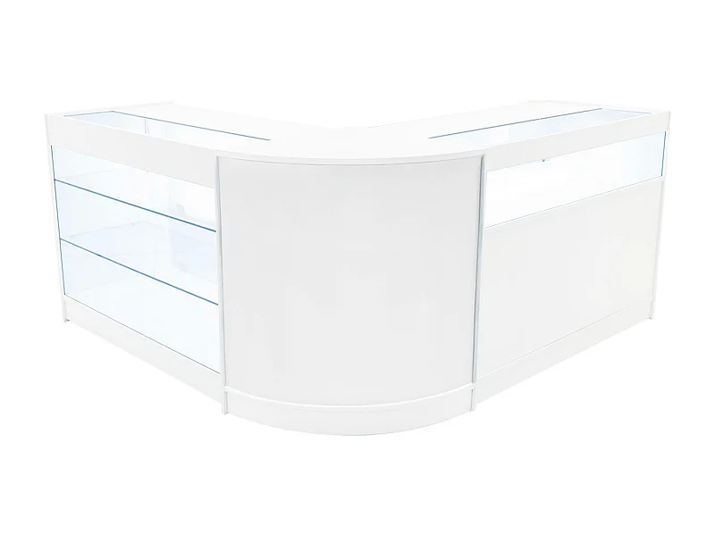 Triton LED Winkel Toonbank Set K1200, B1200 & CM60 - Wit