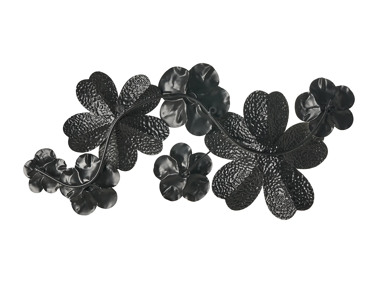 Décoration murale Fleur LANTHANUM Métal 52 cm Beige