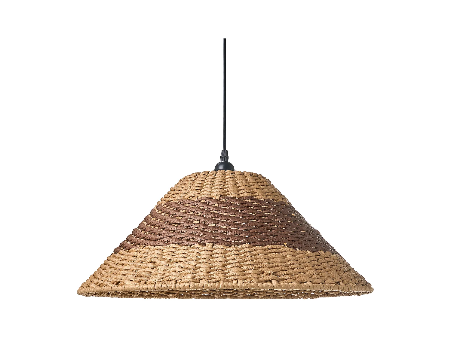 Lampe suspension BANCAL Corde en papier Naturel