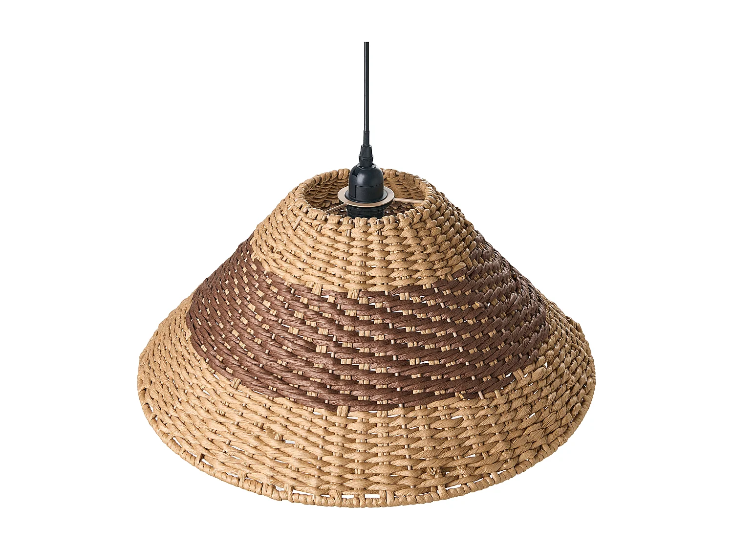 Lampe suspension BANCAL Corde en papier Naturel