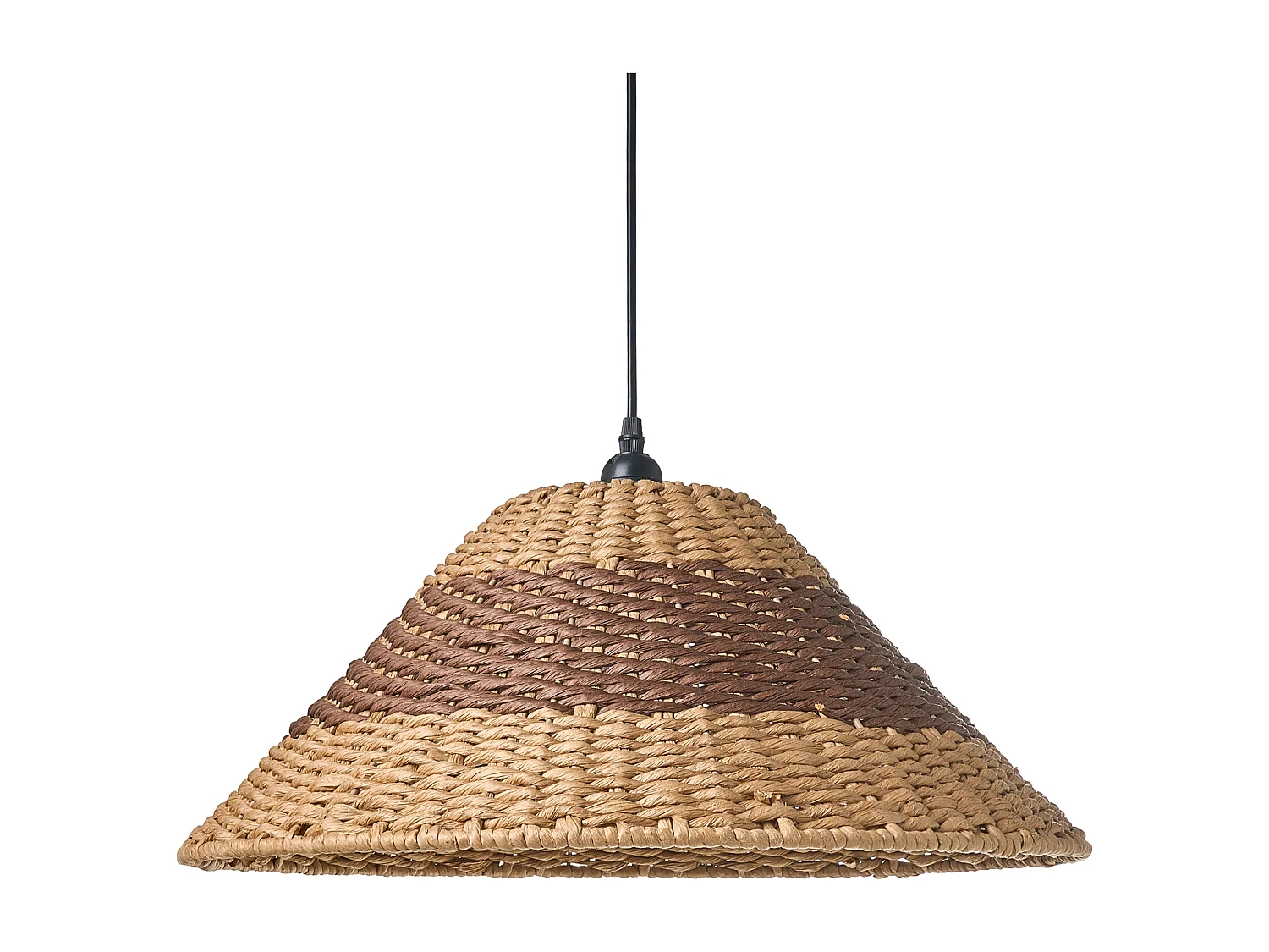 Lampe suspension BANCAL Corde en papier Naturel