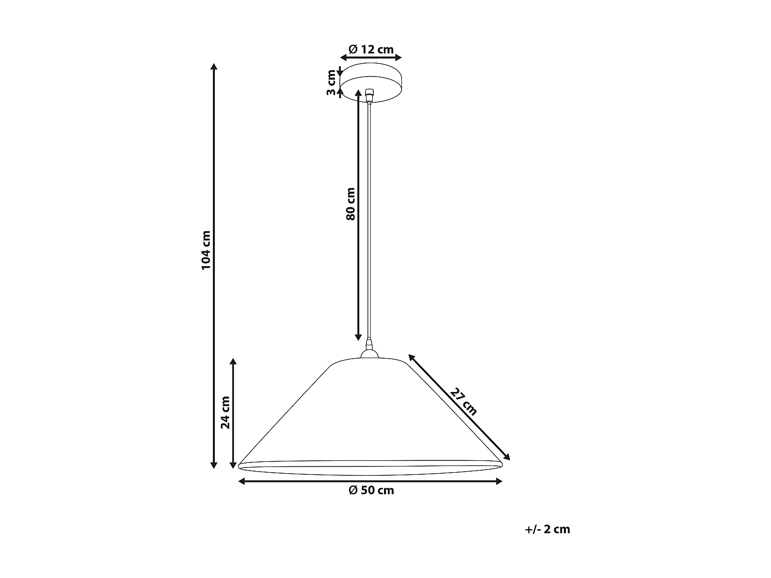 Lampe suspension BANCAL Corde en papier Naturel