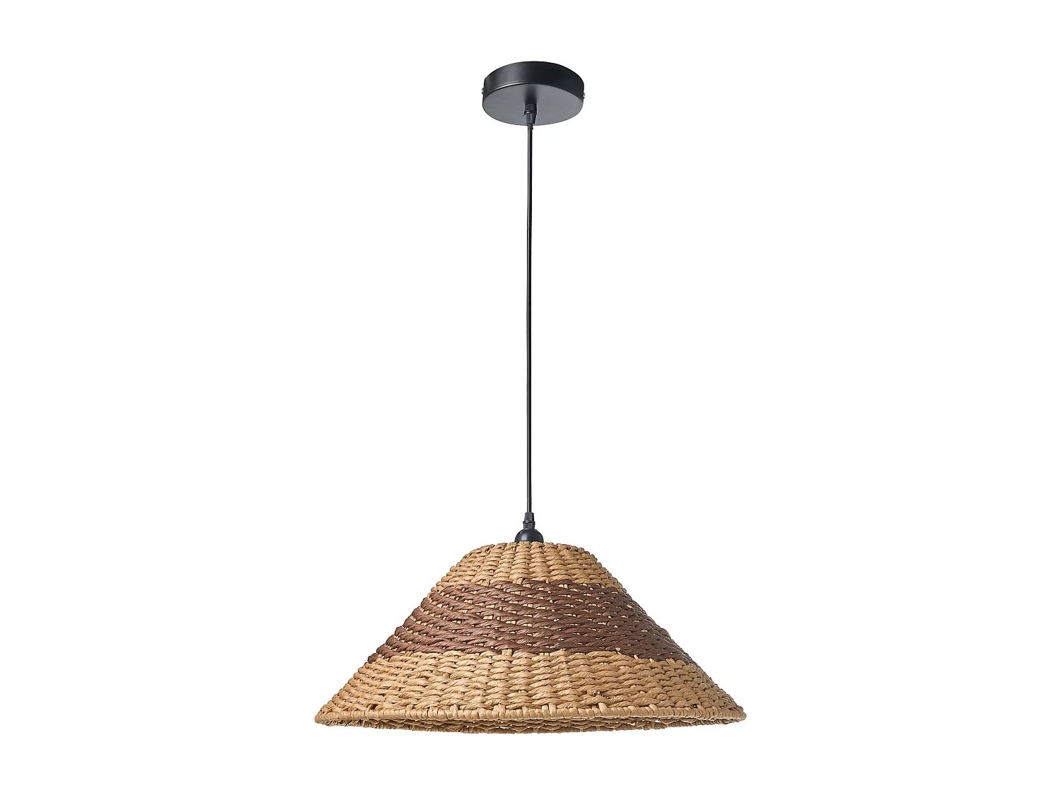 Lampe suspension BANCAL Corde en papier Naturel
