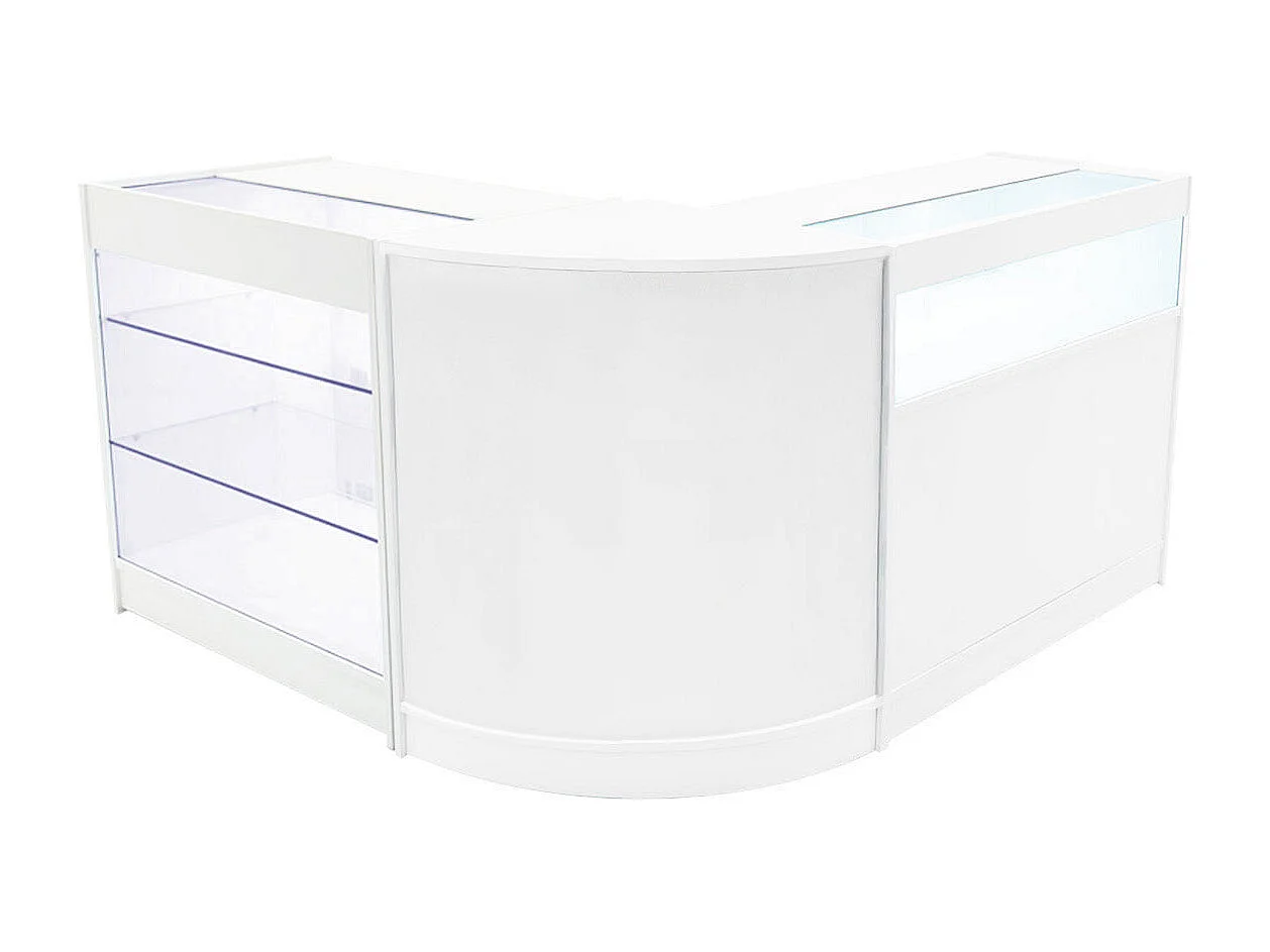 Comptoirs de Vente à LED Ensemble Triton - Blanc CM60, K900, B900