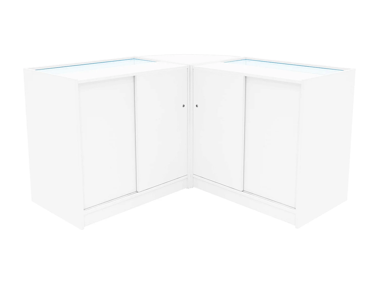 Comptoirs de Vente à LED Ensemble Triton - Blanc CM60, K900, B900