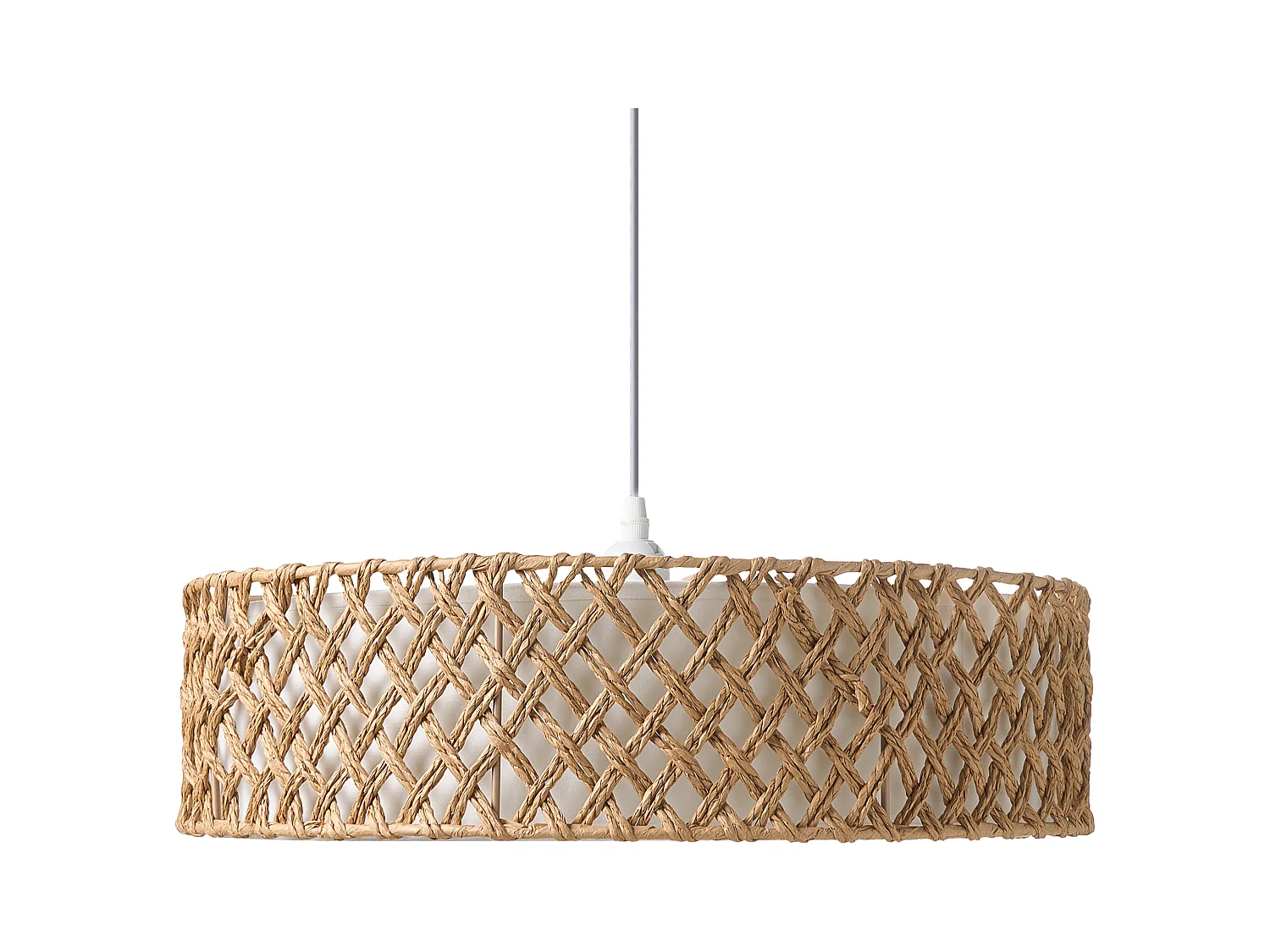 Lampe suspension BLONDIN Corde en papier Naturel