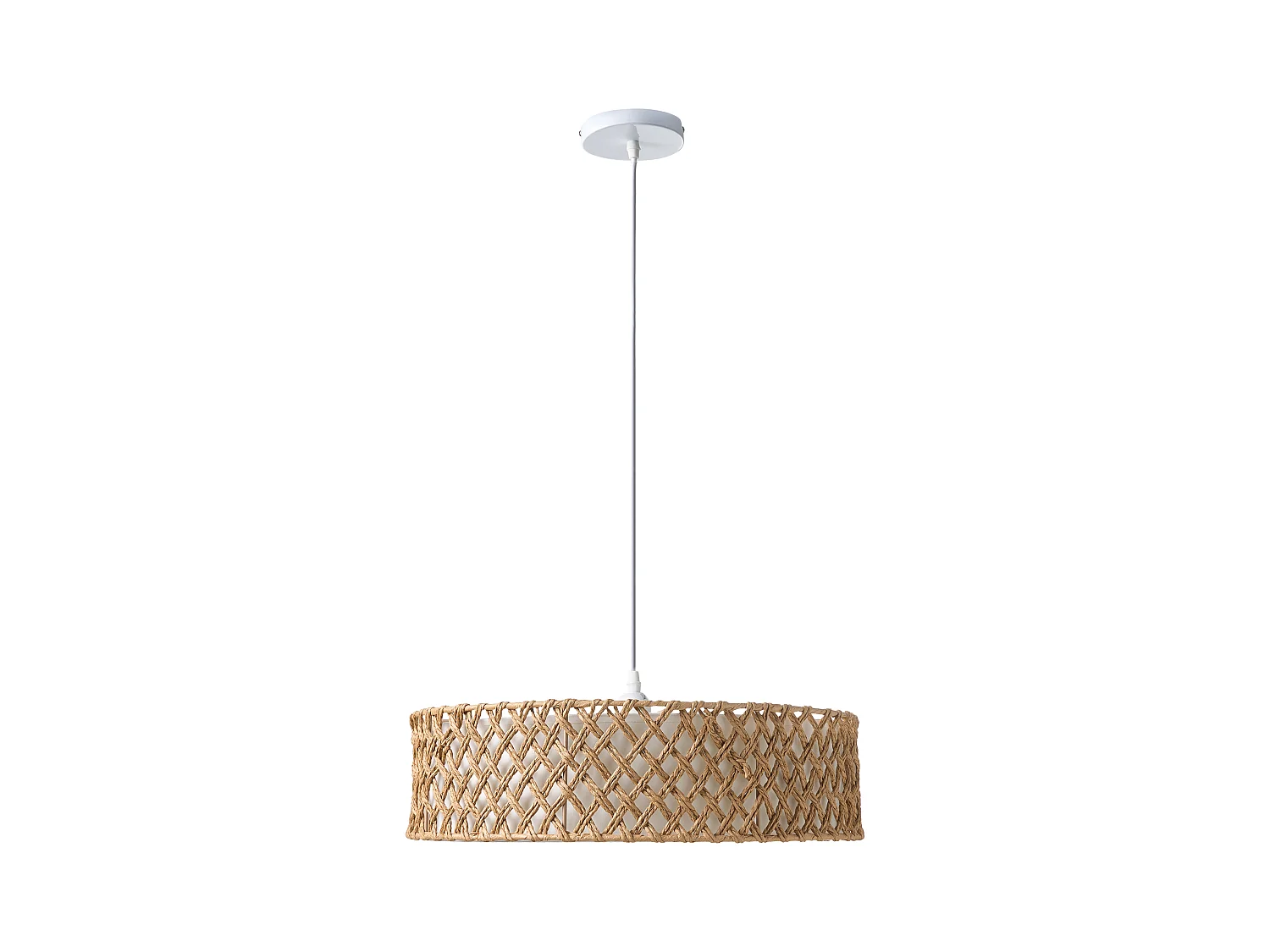 Lampe suspension BLONDIN Corde en papier Naturel
