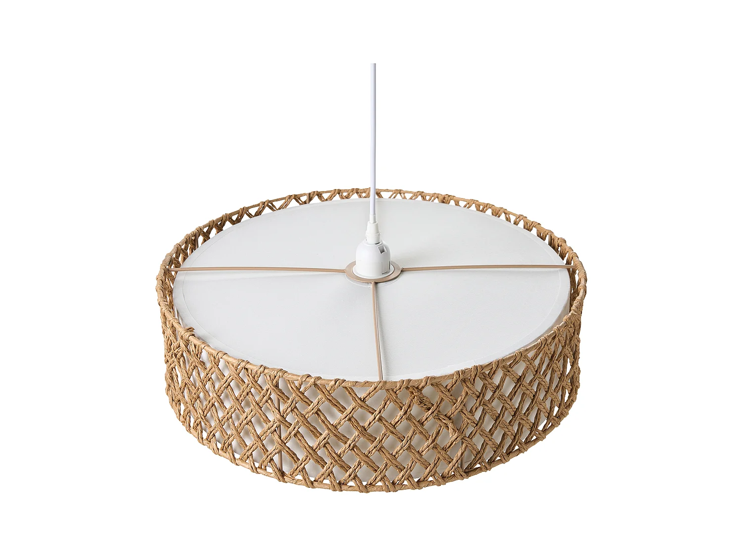 Lampe suspension BLONDIN Corde en papier Naturel