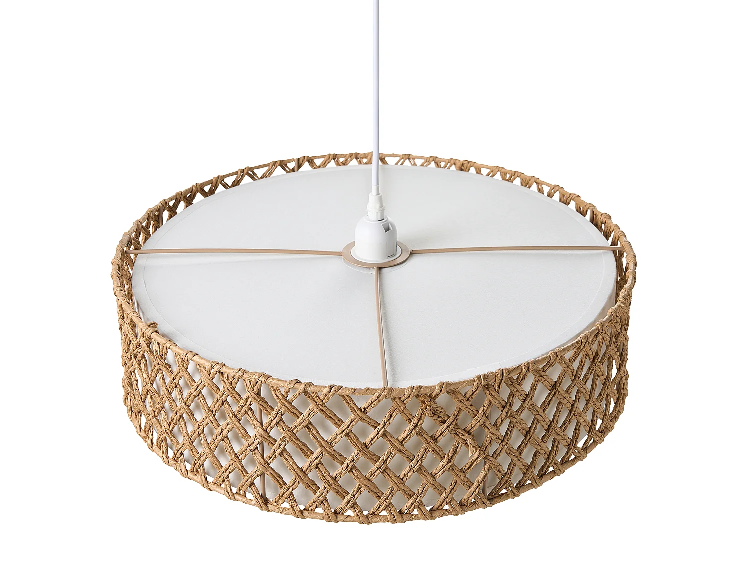 Lampe suspension BLONDIN Corde en papier Naturel