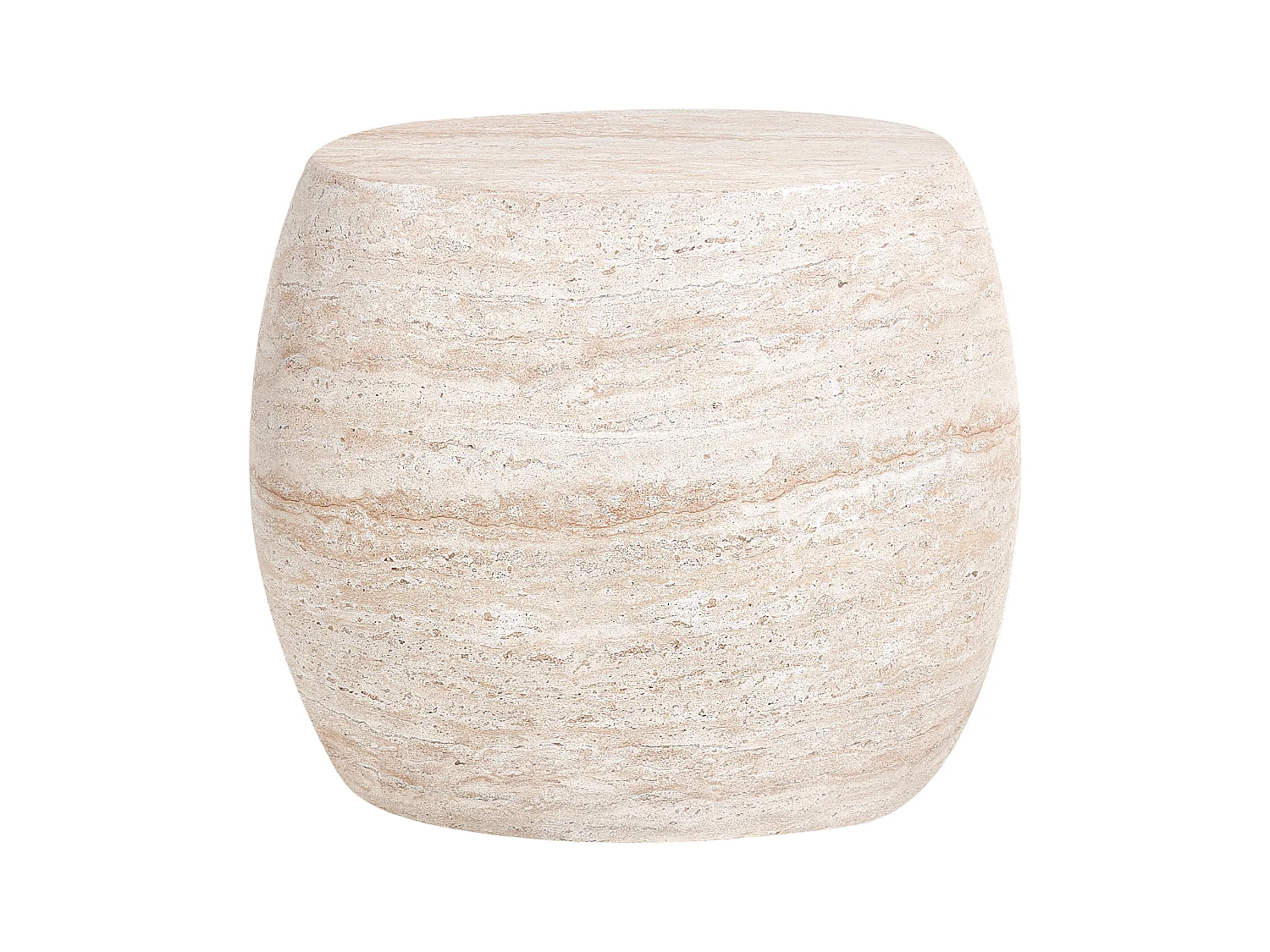 Table d'appoint RICADI Effet travertin