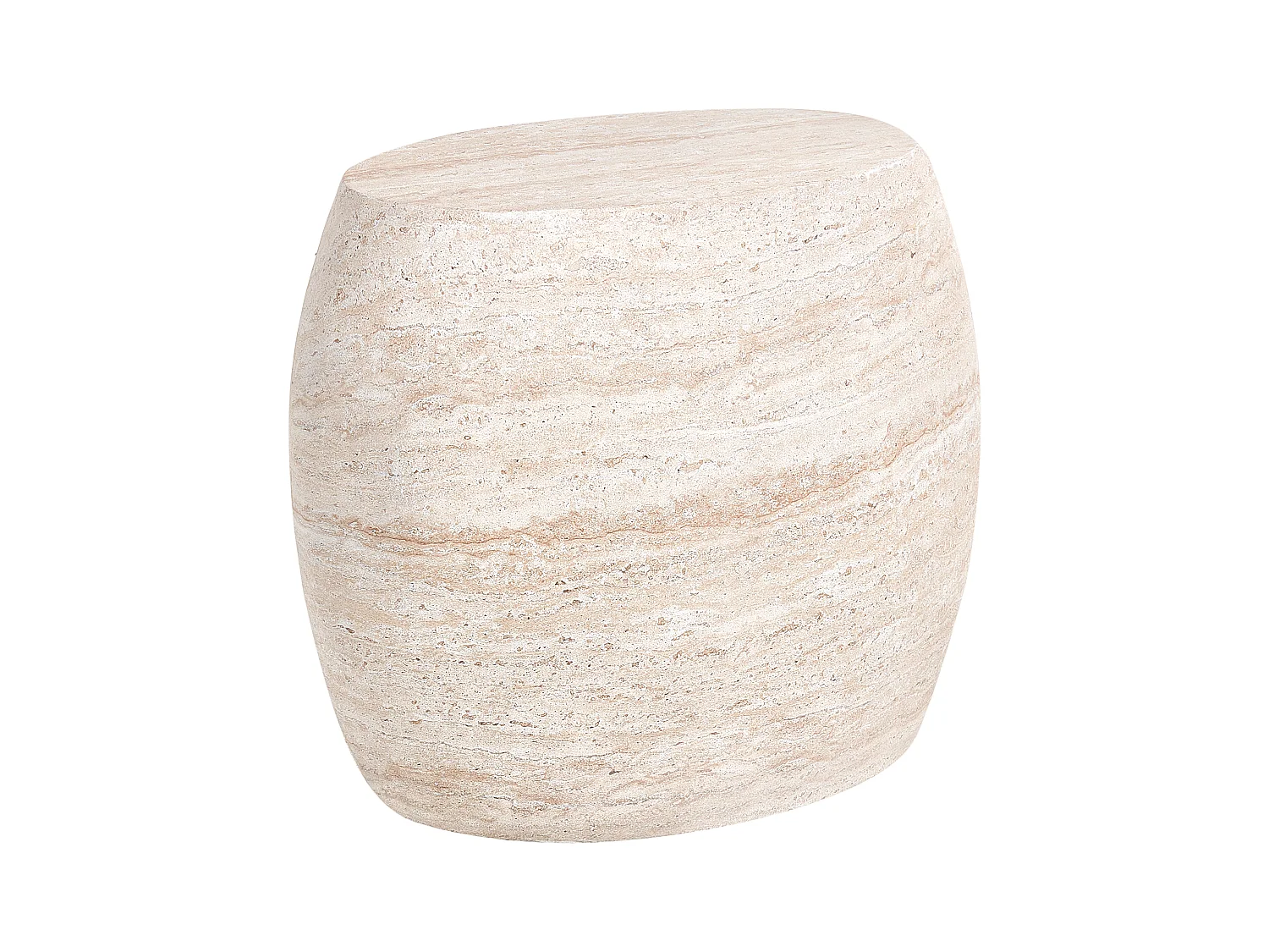 Table d'appoint RICADI Effet travertin