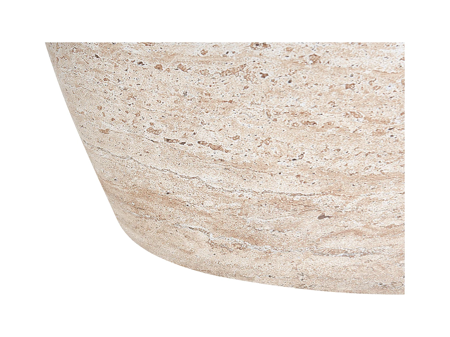 Table d'appoint RICADI Effet travertin